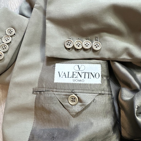 Vintage 1980's VALENTINO Men's Sport Coat Blazer Jacket 46 R Made Italy VTG 80's